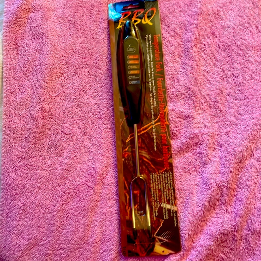 Bbq temperature fork